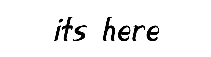 smallburg Italic  Free Fonts Download