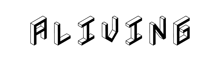 3D Isometric Bold  Free Fonts Download