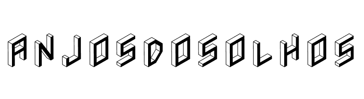 3D Isometric Bold  Free Fonts Download