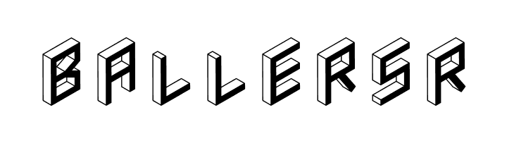 3D Isometric Bold  Free Fonts Download