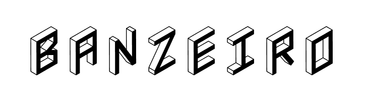 3D Isometric Bold  Free Fonts Download