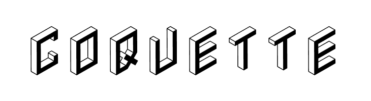 3D Isometric Bold  Free Fonts Download