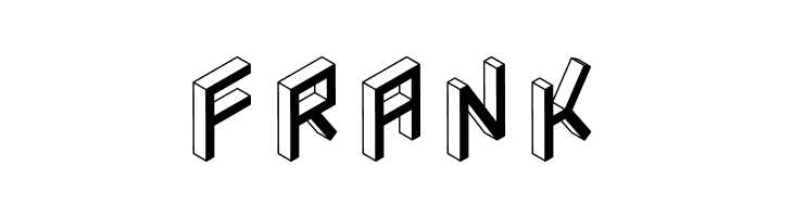 3D Isometric Bold  Free Fonts Download