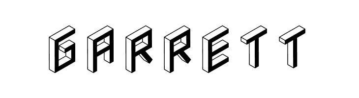 3D Isometric Bold  Free Fonts Download