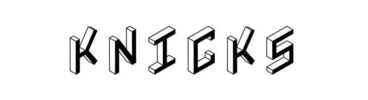 3D Isometric Bold  Free Fonts Download