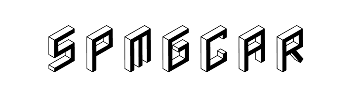 3D Isometric Bold  Free Fonts Download