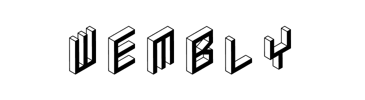 3D Isometric Bold  Free Fonts Download