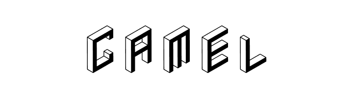 3D Isometric Bold  Free Fonts Download
