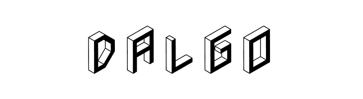 3D Isometric Bold  Free Fonts Download