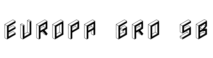 3D Isometric Bold  Free Fonts Download