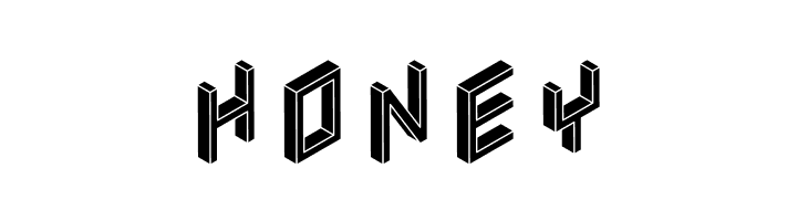 3D Isometric Black  Free Fonts Download