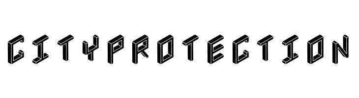 3D Isometric Black  Free Fonts Download