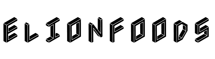 3D Isometric Black  Free Fonts Download