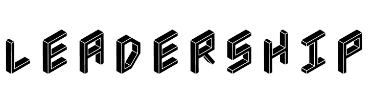 3D Isometric Black  Free Fonts Download