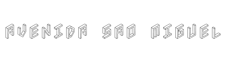 3D Isometric  Free Fonts Download