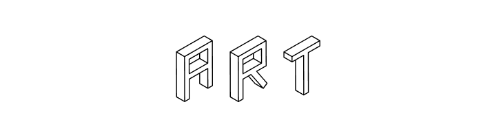 3D Isometric  Free Fonts Download