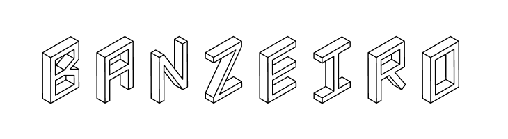 3D Isometric  Free Fonts Download