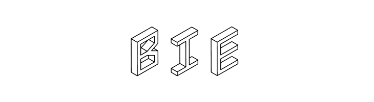 3D Isometric  Free Fonts Download