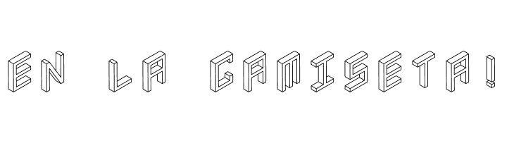 3D Isometric  Free Fonts Download