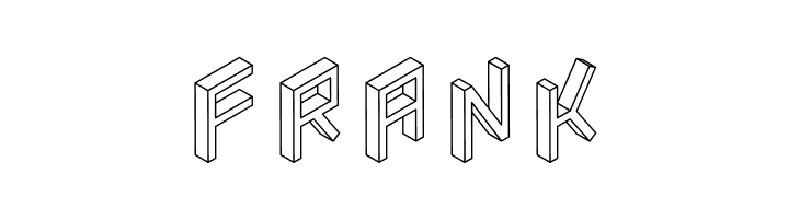 3D Isometric  Free Fonts Download