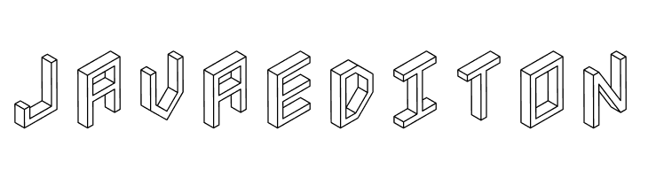 3D Isometric  Free Fonts Download