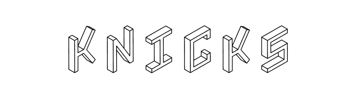 3D Isometric  Free Fonts Download