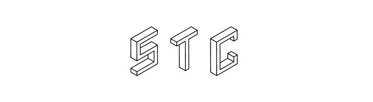 3D Isometric  Free Fonts Download