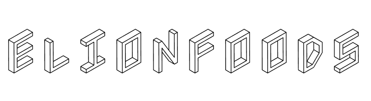 3D Isometric  Free Fonts Download