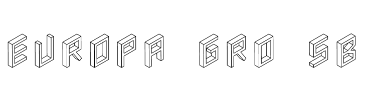 3D Isometric  Free Fonts Download