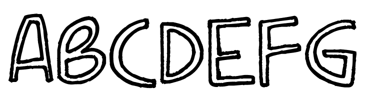 Carla_outline  Free Fonts Download