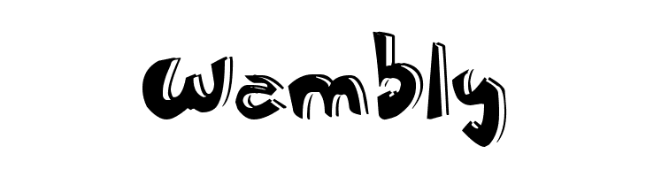 Jer&oacute;nimo cartoon  Free Fonts Download