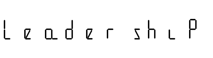 Digital16  Free Fonts Download