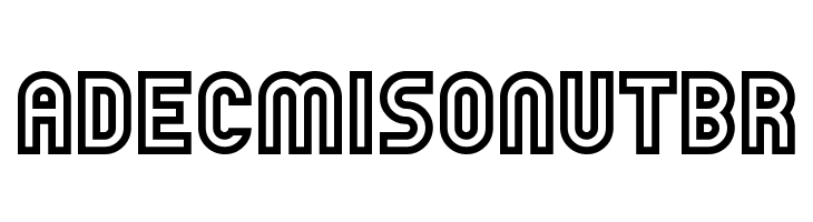 Outfield Pro Outline Regular  Free Fonts Download