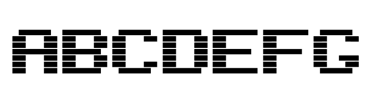 BlackWhiteBlock  Free Fonts Download