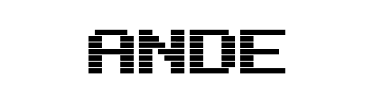 BlackWhiteBlock  Free Fonts Download