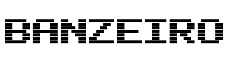 BlackWhiteBlock  Free Fonts Download