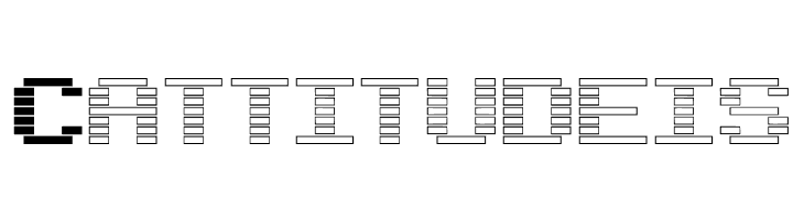 BlackWhiteBlock  Free Fonts Download