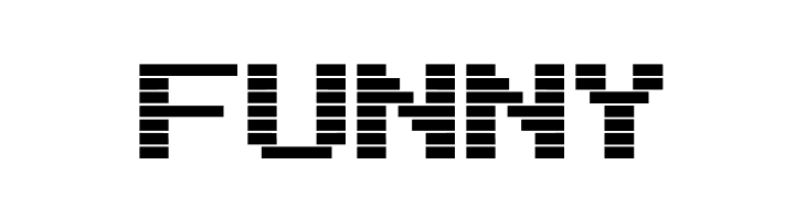 BlackWhiteBlock  Free Fonts Download