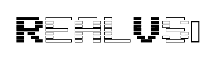 BlackWhiteBlock  Free Fonts Download