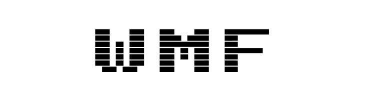 BlackWhiteBlock  Free Fonts Download