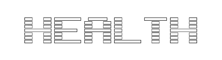 BlackWhiteBlock  Free Fonts Download