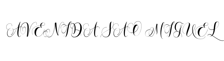 Amoselia Regular  Free Fonts Download