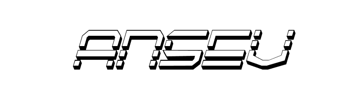 QuickQuick Shadow ItalCondensed  Free Fonts Download