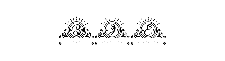 Belove Monogram  Free Fonts Download