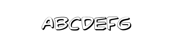 Comic Book Commando 3D  Free Fonts Download