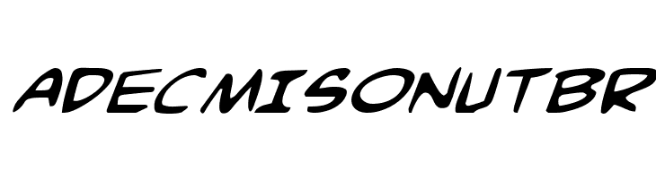 Comic Book Commando Italic  Free Fonts Download