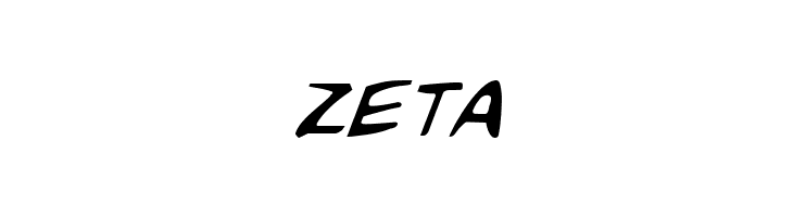zeta Comic Book Commando Italic Font