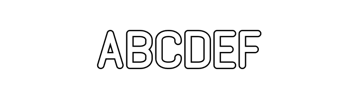 GABOED Outline  Free Fonts Download