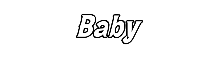 Wild Bandit Outline Italic  Free Fonts Download