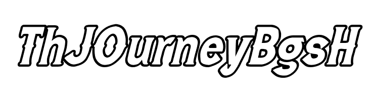 Wild Bandit Outline Italic  Free Fonts Download
